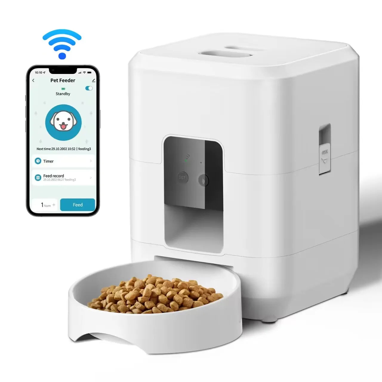 Smart Pet Food Dispenser - Automatic Feeder